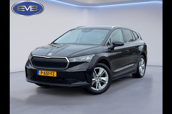 Škoda ENYAQ iV 80, achteruitrijcamera, stoel-stuurverwarming, trekhaak,1/2 lederen sportinterieur, 1 e eigenaar, NL auto met nap