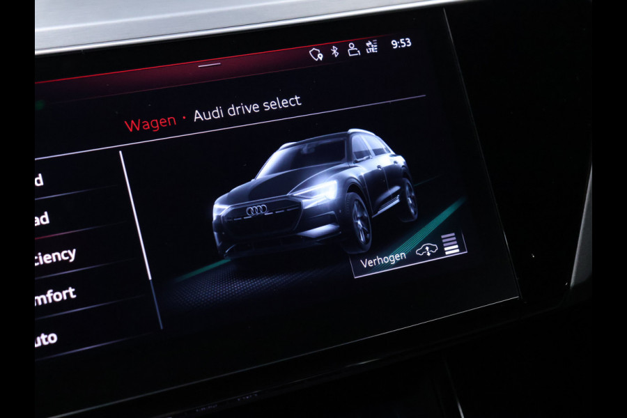 Audi e-tron e-tron 55 quattro advanced 95 kWh [TREKHAAK, SCHUIFKANTELDAK, LUCHTVERING, MEMORY SEATS, ADAPTIVE CRUISE CONTROL, APPLE CARPLAY, ANDROID AUTO, PDC V+A, STOELVERWARMING, NIEUWSTAAT]