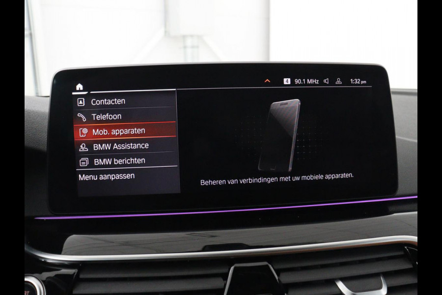 BMW 5 Serie 530i M Sport | Head-Up | Adaptive cruise | Leder | Harman/Kardon | Laserlicht | 360 Camera | Stoelverwarming | Carplay | Navigatie | Sportstoelen | Dodehoek detectie | Stuurverwarming | Live Cockpit