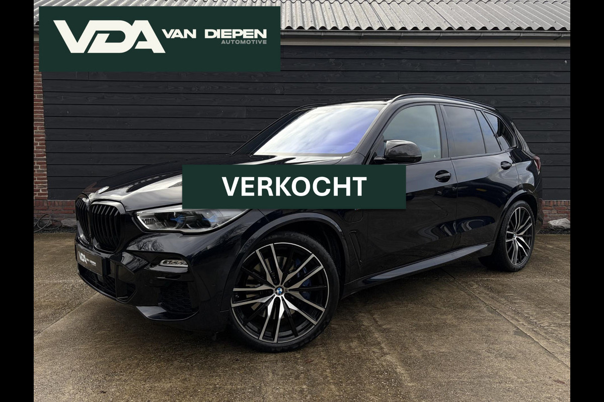 BMW X5 xDrive45e High Executive M-Sport l Sky Lounge l Achteras best. l M-Perf. Stoelen l Panorama l Softclose