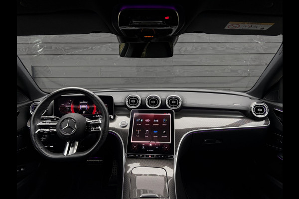Mercedes-Benz C-Klasse C300 e AMG Line l Dealer O.H l 1e eig l ACC l Sfeerverlicht. l Burmester