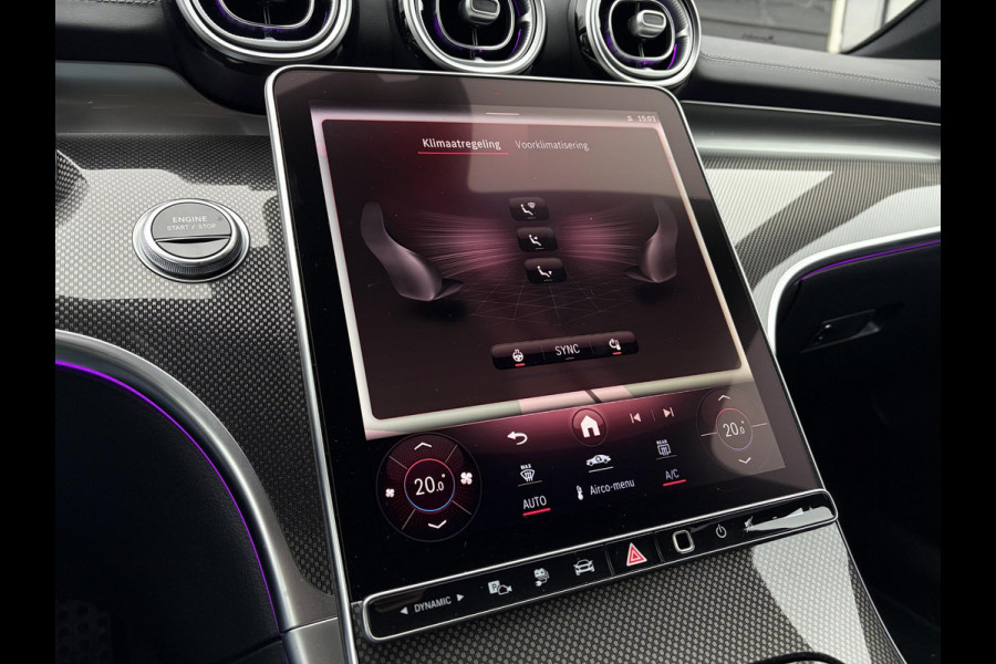 Mercedes-Benz C-Klasse C300 e AMG Line l Dealer O.H l 1e eig l ACC l Sfeerverlicht. l Burmester