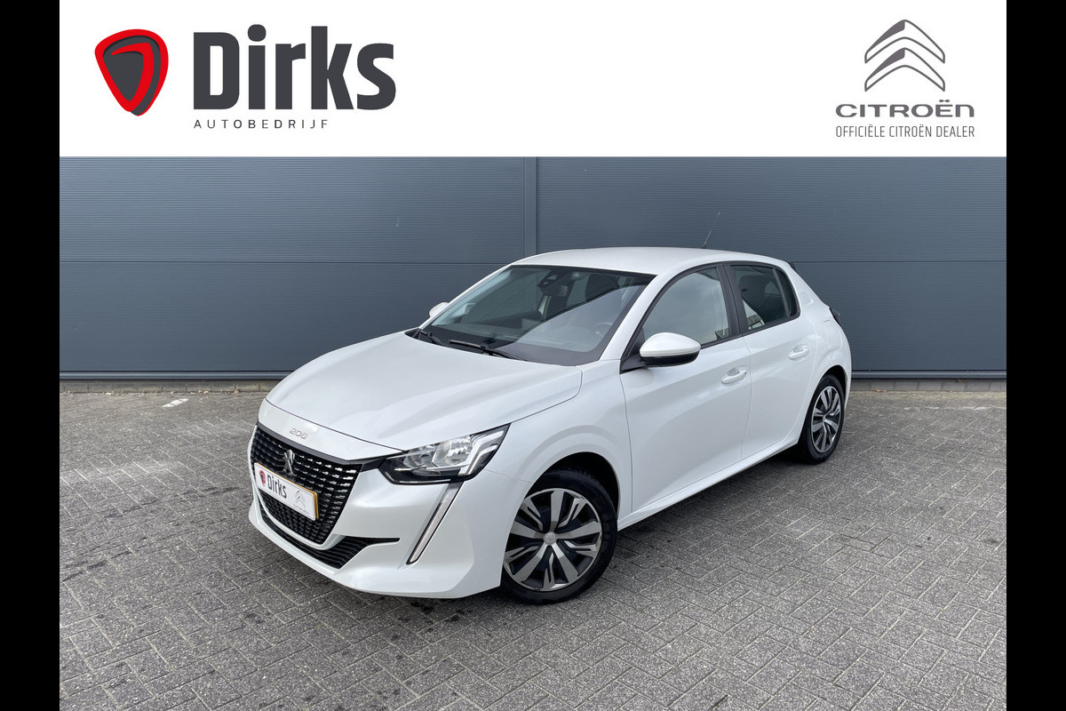 Peugeot 208 75pk Active (Airco - Parkeersensoren - Navigatie via APP - Cruise Controle - Parelmoer wit)