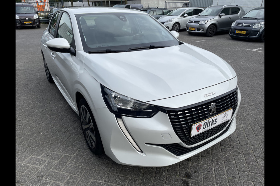 Peugeot 208 75pk Active (Airco - Parkeersensoren - Navigatie via APP - Cruise Controle - Parelmoer wit)