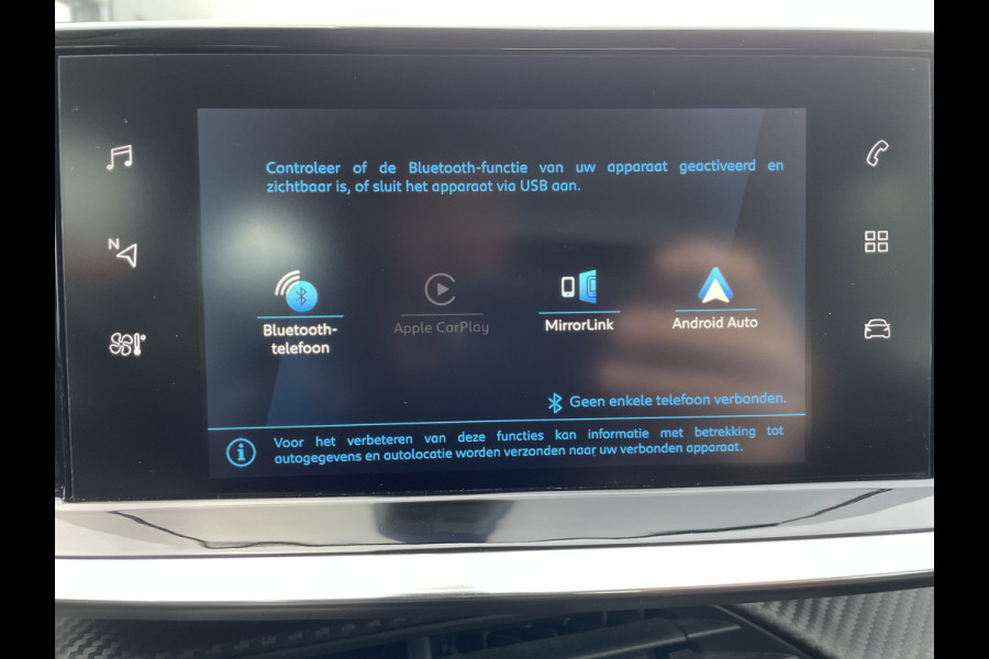 Peugeot 208 75pk Active (Airco - Parkeersensoren - Navigatie via APP - Cruise Controle - Parelmoer wit)