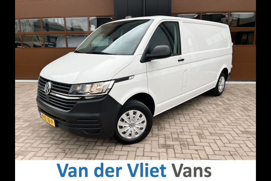 Volkswagen Transporter T6.1 2.0 TDI 110pk E6 L2 3-Zits Lease €382p/m, Airco, Carplay, PDC, Volledig onderhoudshistorie aanwezig