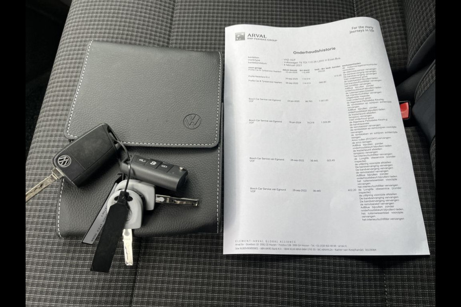 Volkswagen Transporter T6.1 2.0 TDI 110pk E6 L2 3-Zits Lease €382p/m, Airco, Carplay, PDC, Volledig onderhoudshistorie aanwezig