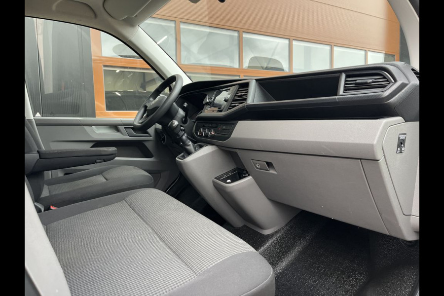 Volkswagen Transporter T6.1 2.0 TDI 110pk E6 L2 3-Zits Lease €382p/m, Airco, Carplay, PDC, Volledig onderhoudshistorie aanwezig