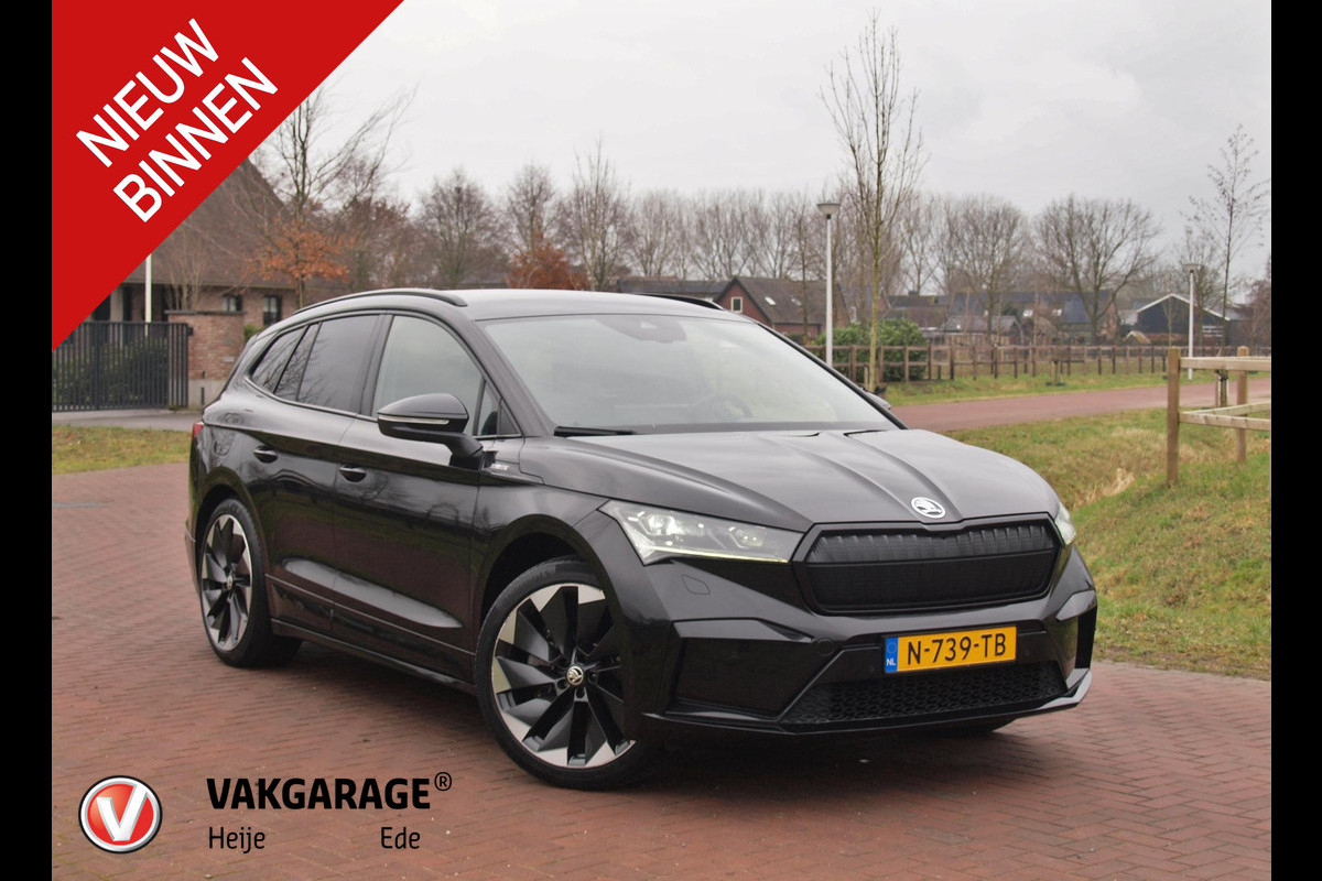 Škoda ENYAQ iV 80 Sportline | SOH 93% | Camera | Trekhaak | Sfeerverlichting | Sportstoelen | Cruise Control |