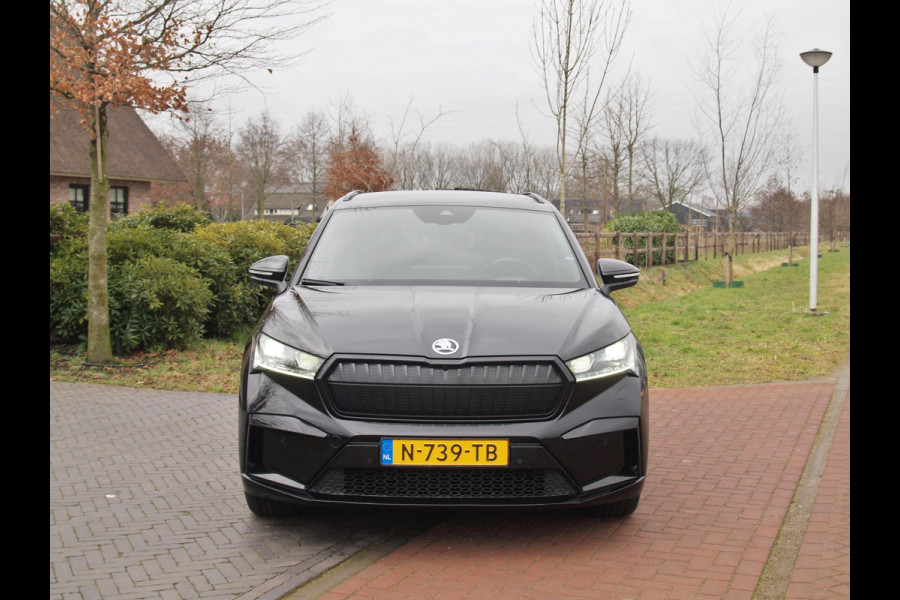 Škoda ENYAQ iV 80 Sportline | SOH 93% | Camera | Trekhaak | Sfeerverlichting | Sportstoelen | Cruise Control |