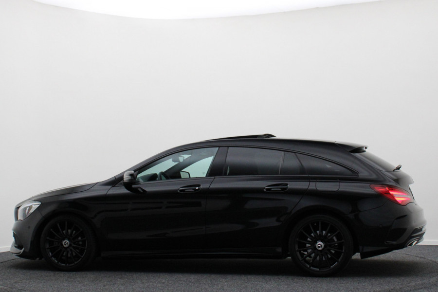 Mercedes-Benz CLA-Klasse Shooting Brake 180 Business Solution AMG Night Upgrade Automaat Panoramadak, LED, Camera, Navigatie, Stoelverwarming, PDC, 18"