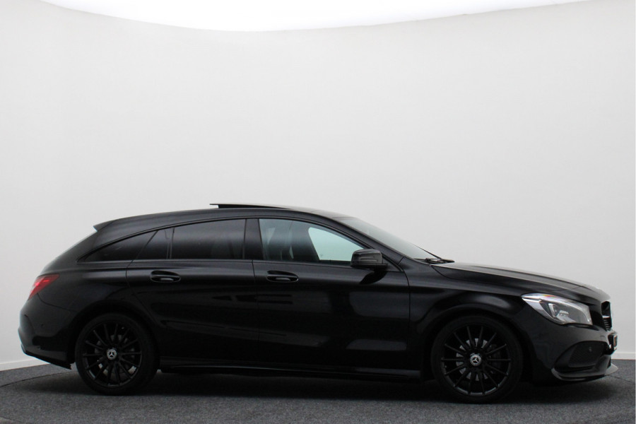 Mercedes-Benz CLA-Klasse Shooting Brake 180 Business Solution AMG Night Upgrade Automaat Panoramadak, LED, Camera, Navigatie, Stoelverwarming, PDC, 18"