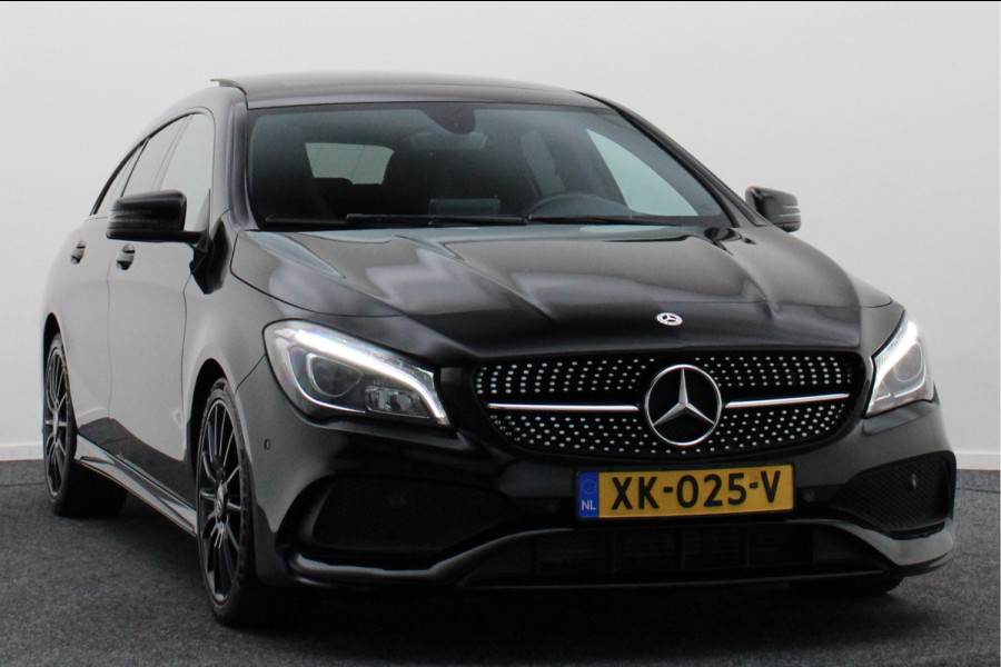 Mercedes-Benz CLA-Klasse Shooting Brake 180 Business Solution AMG Night Upgrade Automaat Panoramadak, LED, Camera, Navigatie, Stoelverwarming, PDC, 18"