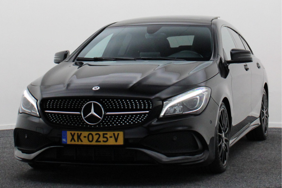 Mercedes-Benz CLA-Klasse Shooting Brake 180 Business Solution AMG Night Upgrade Automaat Panoramadak, LED, Camera, Navigatie, Stoelverwarming, PDC, 18"