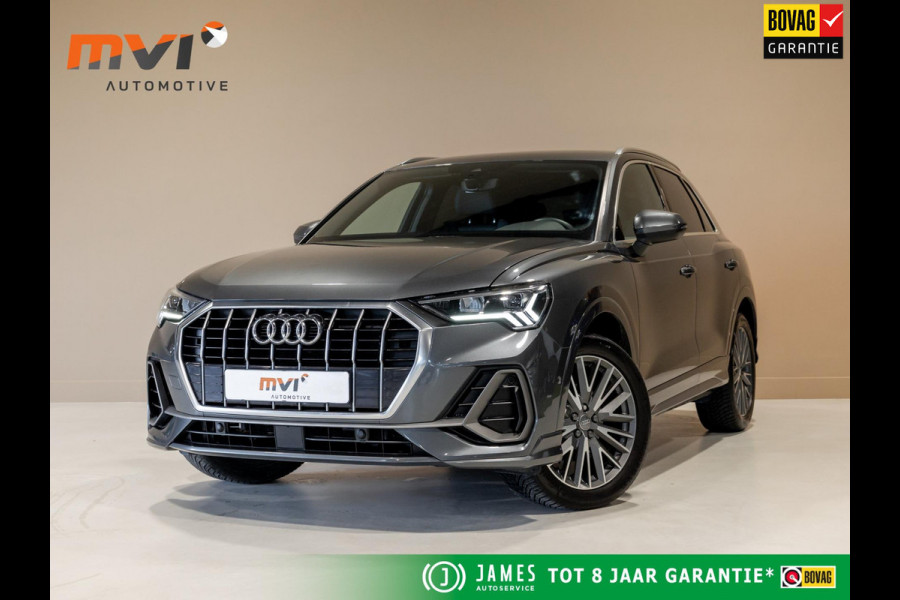 Audi Q3 35 TFSI 2x S Line / 150pk / Stoel en stuur verwarming / Achteruitrij camera / Sfeerverlichting /
