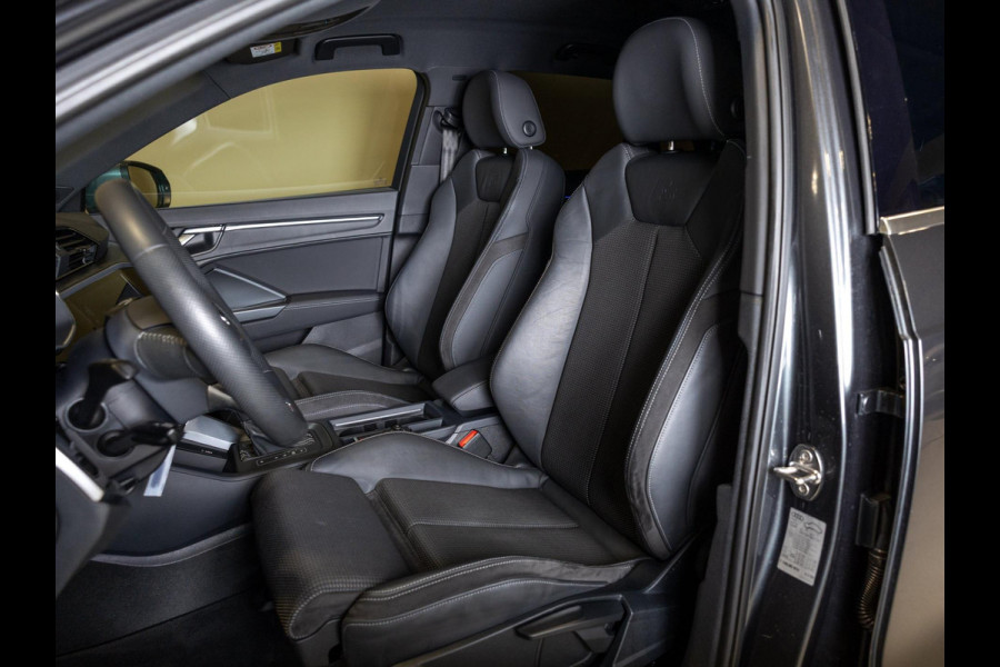 Audi Q3 35 TFSI 2x S Line / 150pk / Stoel en stuur verwarming / Achteruitrij camera / Sfeerverlichting /