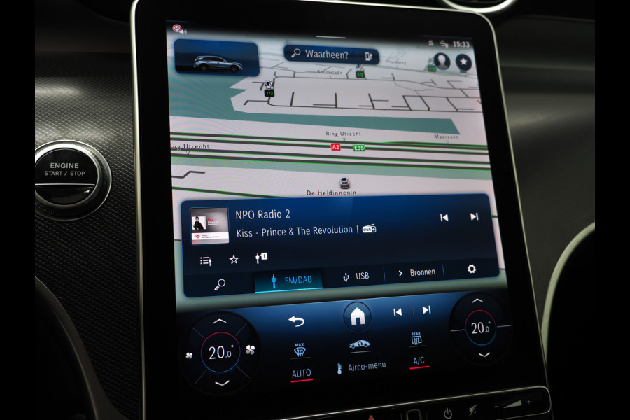 Mercedes-Benz GLC 300e 4MATIC 320PK | Leder | Camera | Stoelverwarming | LED | DAB | Climate | Carplay