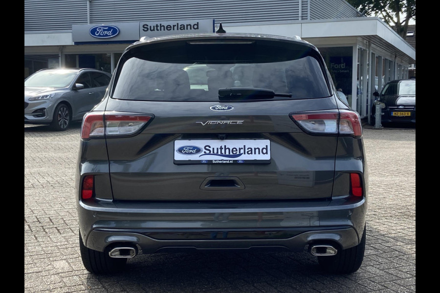 Ford Kuga 2.5 PHEV Vignale 225pk | Wegklapbare Trekhaak | Panoramadak | Adaptive cruise control | Head up Display | Leder | Bang&Olufsen | Dodehoeksensoren | Camera