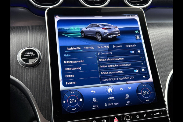 Mercedes-Benz GLC Coupé 300 e 4MATIC Plug-In Hybride Trekhaak | Alarm Klasse 3 | Rijassistentiepakket plus | Stuur en Stoelverwarming | Parkeerpakket met 360°-camera | Distronic. Inclusief 24 maanden MB Certified garantie voor Europa.