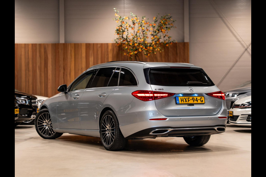 Mercedes-Benz C-Klasse Estate 180 Business Line, Pano, Apple Carplay, Ambiënte Light, Private Glas, Cam, PDC, 18"Velg, Onderhoud
