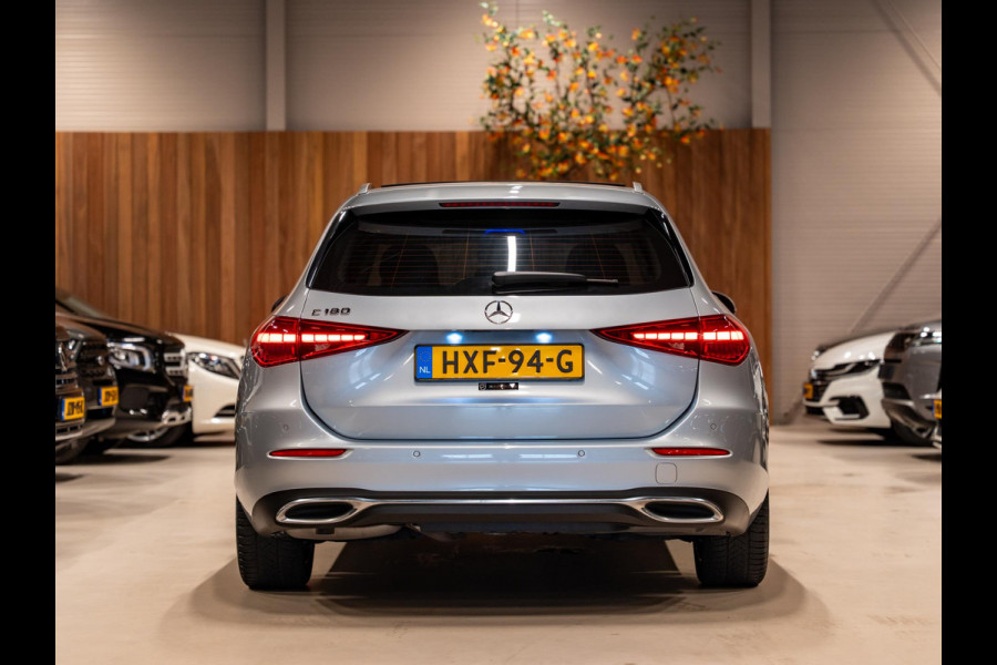 Mercedes-Benz C-Klasse Estate 180 Business Line, Pano, Apple Carplay, Ambiënte Light, Private Glas, Cam, PDC, 18"Velg, Onderhoud