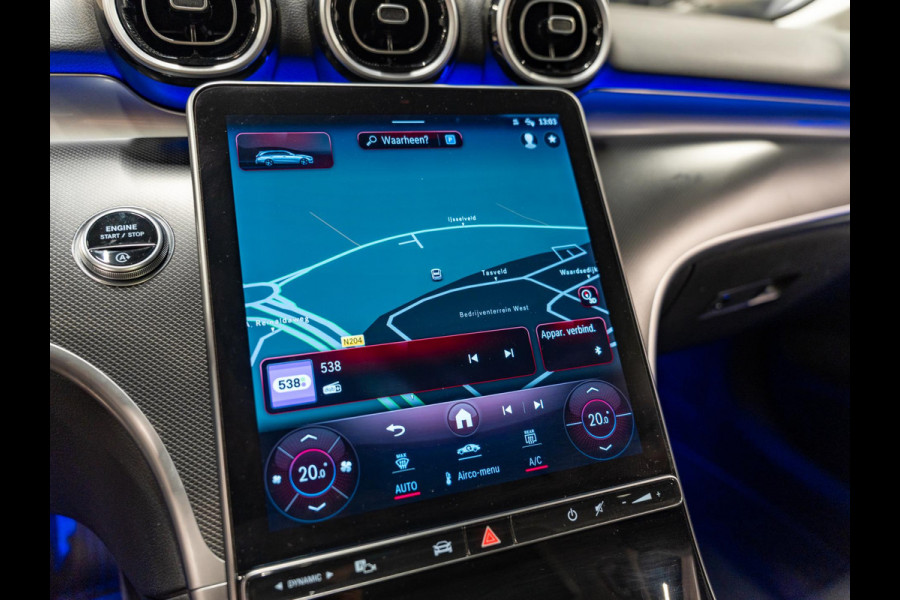 Mercedes-Benz C-Klasse Estate 180 Business Line, Pano, Apple Carplay, Ambiënte Light, Private Glas, Cam, PDC, 18"Velg, Onderhoud