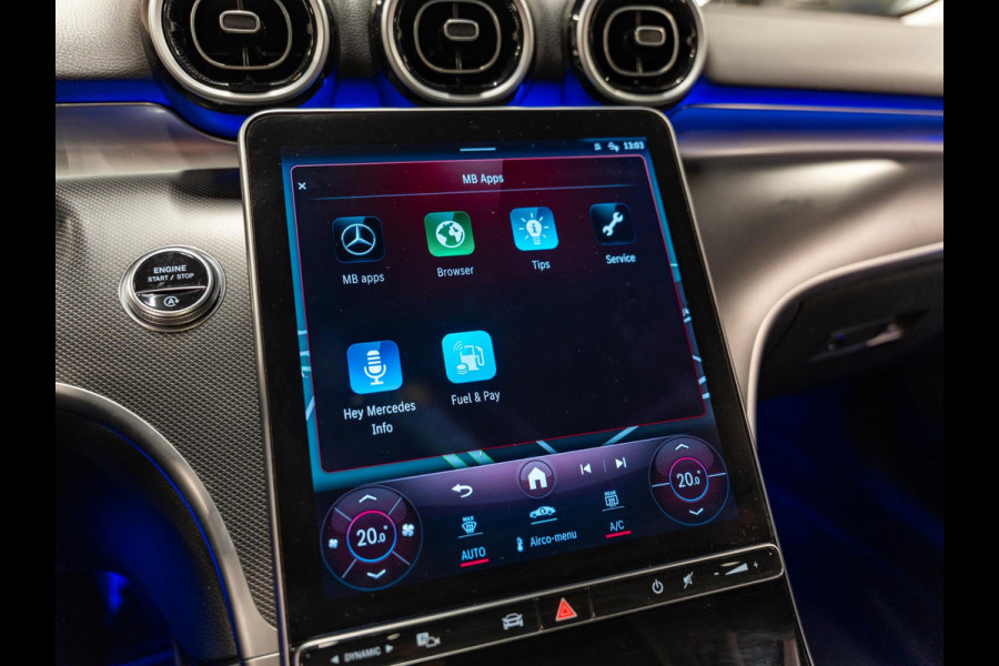 Mercedes-Benz C-Klasse Estate 180 Business Line, Pano, Apple Carplay, Ambiënte Light, Private Glas, Cam, PDC, 18"Velg, Onderhoud