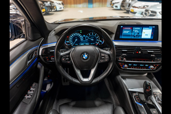 BMW 5 Serie Touring 520i High Executive M Pakket, Pano, Virtual Cockpit, Leder, 19"M Sport Velgen, Prive Glas, Volledig Onderhoud