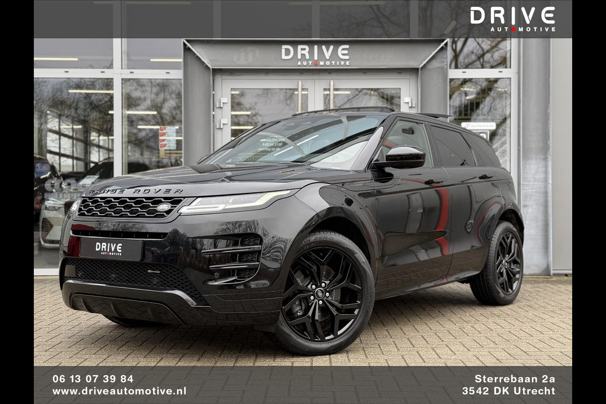 Land Rover Range Rover Evoque 1.5 P300e AWD R-Dynamic SE Black Style|Schuif/kantel dak|Meridian|Sfeer|Winterpakket
