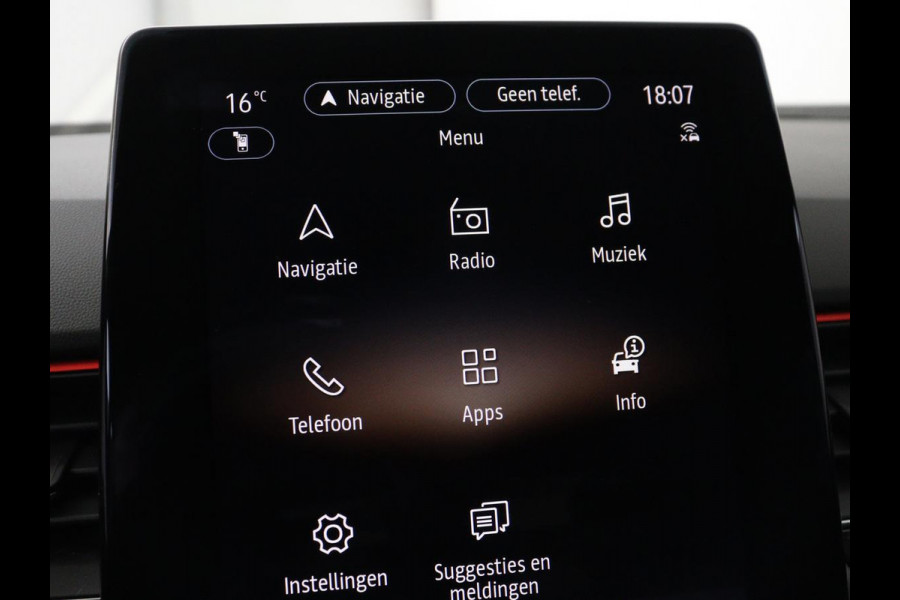 Renault Arkana 1.6 E-Tech Hybrid 145 R.S. Line | Panoramadak | Leder/Alcantara | Trekhaak | Stoelverwarming | Adaptive cruise | Camera | Carplay | Keyless | Park Assist | Full LED | Navigatie