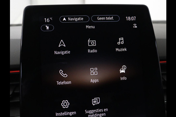 Renault Arkana 1.6 E-Tech Hybrid 145 R.S. Line | Panoramadak | Leder/Alcantara | Trekhaak | Stoelverwarming | Adaptive cruise | Camera | Carplay | Keyless | Park Assist | Full LED | Navigatie