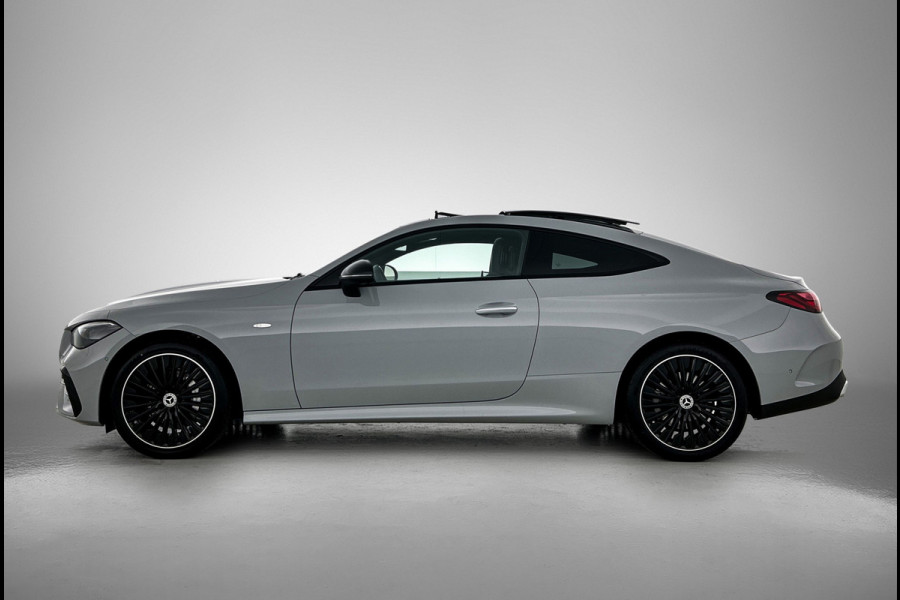 Mercedes-Benz CLE Coupé 300 e AMG Plug-In Hybride AMG | Night Pakket | Panorama Schuif-Kanteldak | Digital Licht | Burmester® | Stuur en Stoelverwarming. Inclusief 24 maanden MB Certified garantie voor Europa.