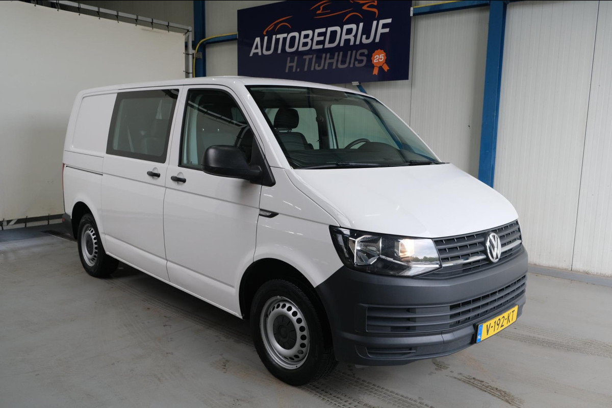 Volkswagen Transporter 2.0 TDI L1H1 DC - Airco, Cruise, Trekhaak.