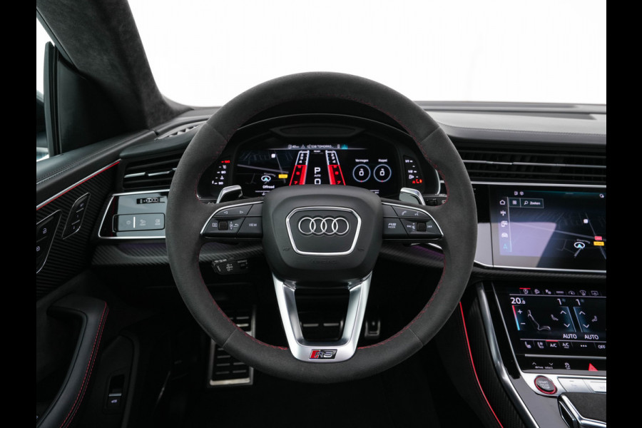 Audi RS Q8 4.0 TFSI Quattro * PANO | MILLTEK-EXHAUST | CERAMIC-BRAKES | CARBON-PACK | LEATHER | MEMORY-PACK | 4-WHEEL-STEERING | AIRSUSPENSION | BANG&OLUFSEN | ADAPTIVE-CRUISE | BLINDSPOT | TOPVIEW | SOFTCLOSE |  ....