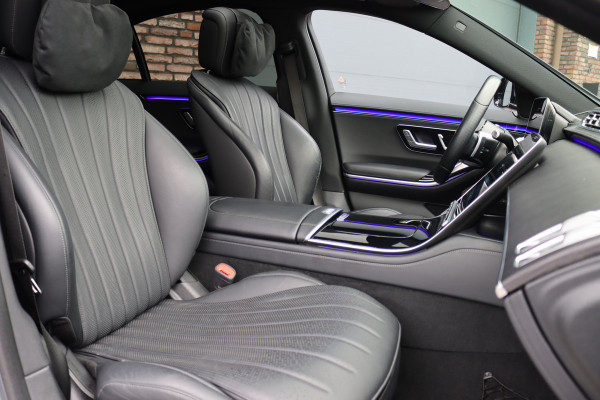 Mercedes-Benz S-Klasse 500 4MATIC Lang AMG Line Aut9 | Airmatic | Achterasbesturing | Distronic+ | Massage | Stoelventilatie | Burmester | Memory | Digital Light | HUD | Soft-Close |