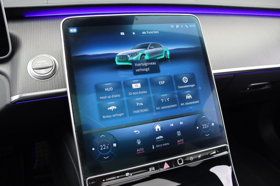 Mercedes-Benz S-Klasse 500 4MATIC Lang AMG Line Aut9 | Airmatic | Achterasbesturing | Distronic+ | Massage | Stoelventilatie | Burmester | Memory | Digital Light | HUD | Soft-Close |