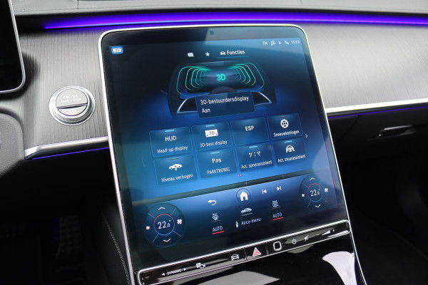 Mercedes-Benz S-Klasse 500 4MATIC Lang AMG Line Aut9 | Airmatic | Achterasbesturing | Distronic+ | Massage | Stoelventilatie | Burmester | Memory | Digital Light | HUD | Soft-Close |