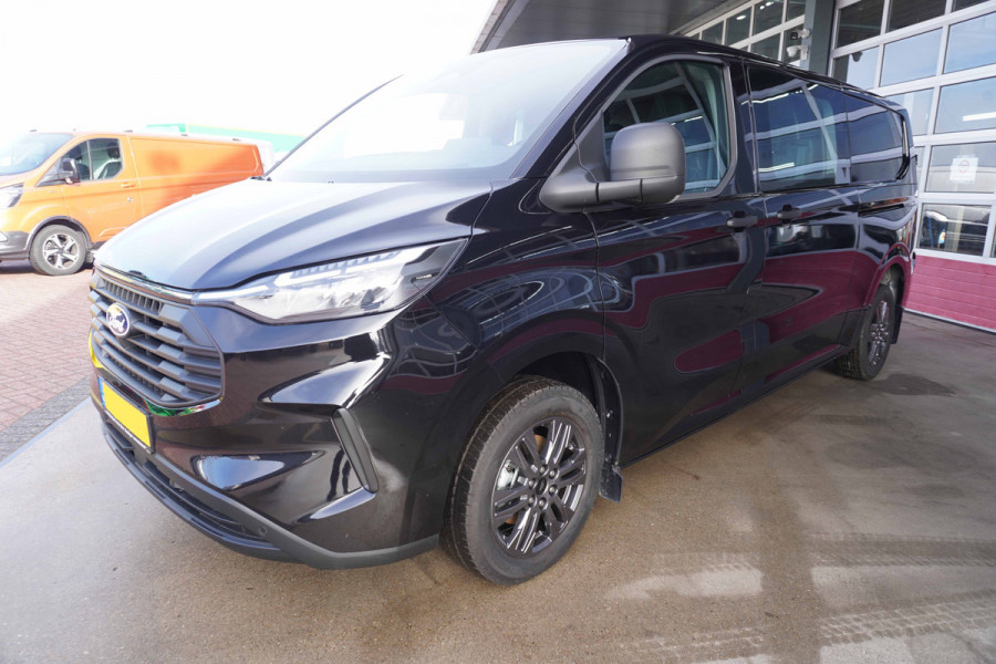 Ford Transit Custom 320L 2.0 TDCI 150PK L2H1 Trend Dubbelcabine Schuifdeur L/R Nr. V136 | Airco | Cruise | Navi | Camera | 17"LM velgen