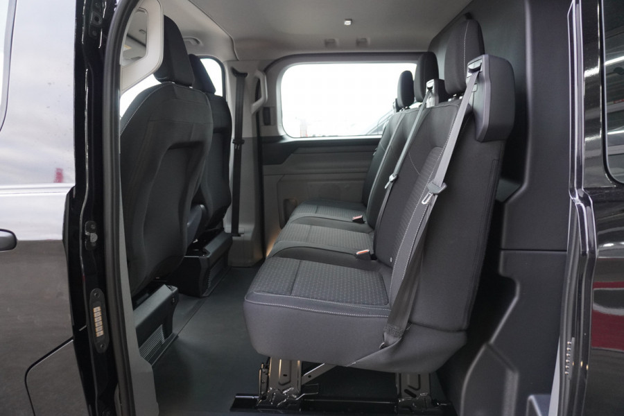 Ford Transit Custom 320L 2.0 TDCI 150PK L2H1 Trend Dubbelcabine Schuifdeur L/R Nr. V136 | Airco | Cruise | Navi | Camera | 17"LM velgen