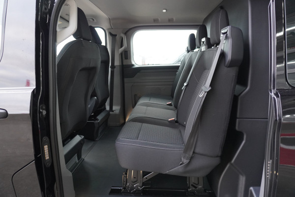 Ford Transit Custom 320L 2.0 TDCI 150PK L2H1 Trend Dubbelcabine Schuifdeur L/R Nr. V136 | Airco | Cruise | Navi | Camera | 17"LM velgen