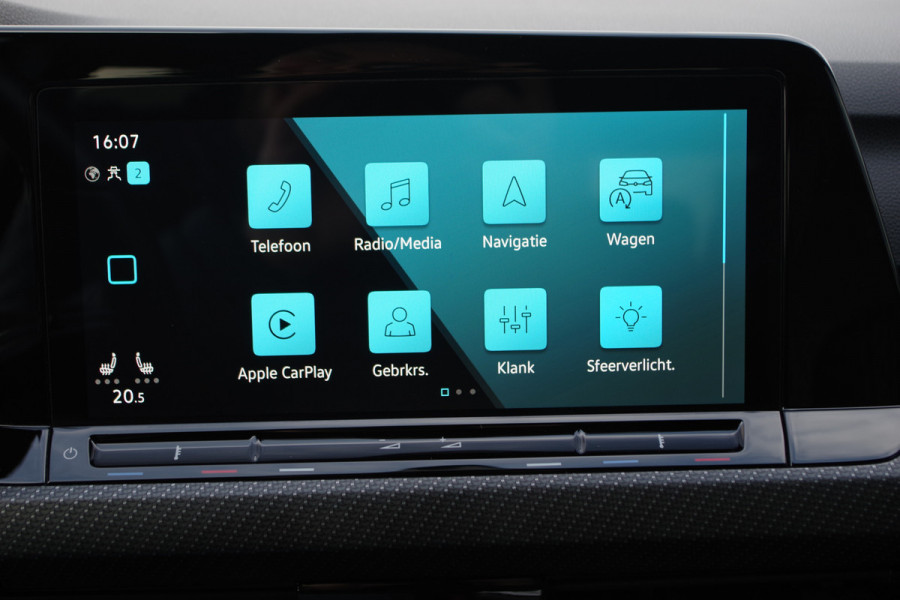 Volkswagen Golf 1.5 TSI R-Line BNS+, Trekhaak, Sportstoelen, Adap. Cruise Control, Winterpakket, Camera