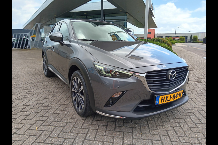 Mazda CX-3 2.0 SkyActiv-G 120 GT-M Line AUTOMAAT, Navi, Clima, Head-up, 18" etc. incl. 12 MND BOVAGGARANTIE