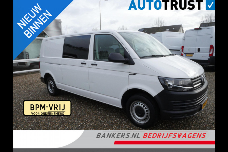 Volkswagen Transporter 2.0 TDI 85PK, L2H1, Dubbel Cabine, Airco