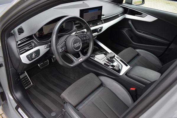 Audi A4 35 TFSI S-line | Quantum Grey | KW schroefset | Pano | Virtual | 19" | Trekhaak