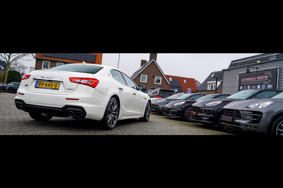 Maserati Ghibli 3.0 V6 S Q4 GranLusso | 360 camera | Schuif/kanteldak | Luxe Leder | Origineel NL |Adaptieve Cruise | Lane Assist