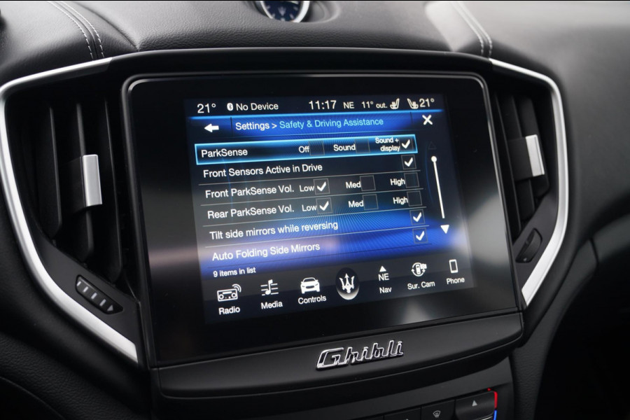 Maserati Ghibli 3.0 V6 S Q4 GranLusso | 360 camera | Schuif/kanteldak | Luxe Leder | Origineel NL |Adaptieve Cruise | Lane Assist