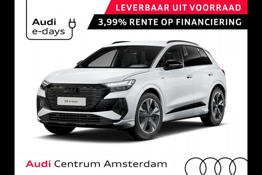 Audi Q4 e-tron 45 S edition Competition 82 kWh 286 pk | Assistentiepakket plus | Comfortpakket | Ambient lichtpakket | Optiekpakket zwart plus |