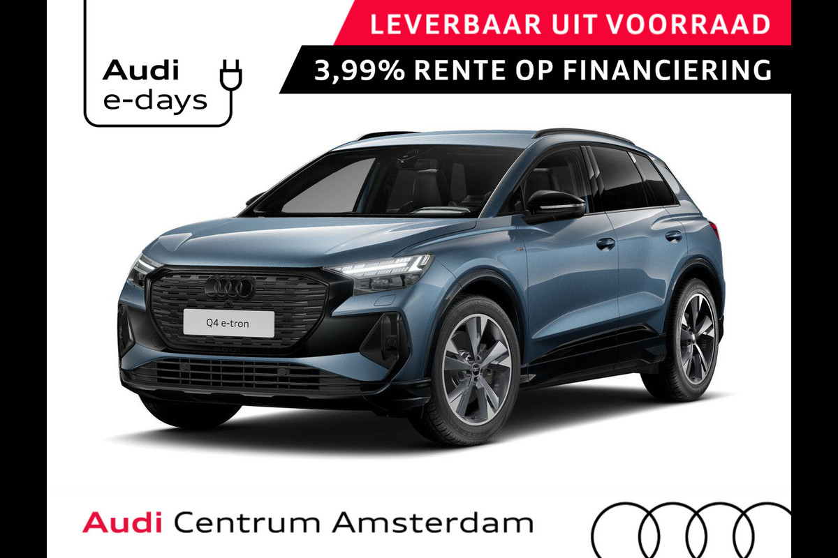 Audi Q4 e-tron 45 S edition Competition 82 kWh 286 pk | Assistentiepakket plus | Comfortpakket | Optiekpakket zwart plus | Ambient verlichting |