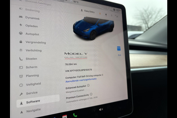 Tesla Model Y Performance AWD 75 kWh Dual Motor 535 PK | 97% SOH | Panoramadak | Autopilot |