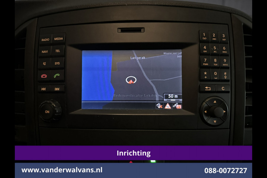 Mercedes-Benz Vito 114 CDI 136pk L2H1 inrichting Euro6 Airco | Camera | Navigatie | Trekhaak Cruisecontrol, Parkeersensoren